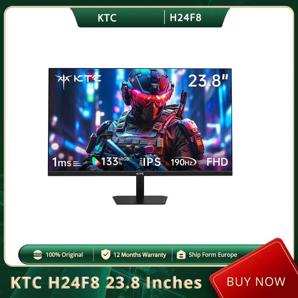 Monitor para juegos KTC H24F8, pantalla IPS rápida 16:9 de 23,8 pulgadas 1920*1080, velocidad de actualización de 190… — oferta en AliExpress
