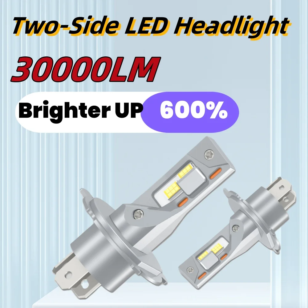 300 W LED-Glühbirnen mit hohem Lumen, verbesserte CSP-Chips, Plug-and-Play-Autoscheinwerfer, Canbus, fehlerfrei, 6500 K Ersatzscheinwerfer – Detail 2