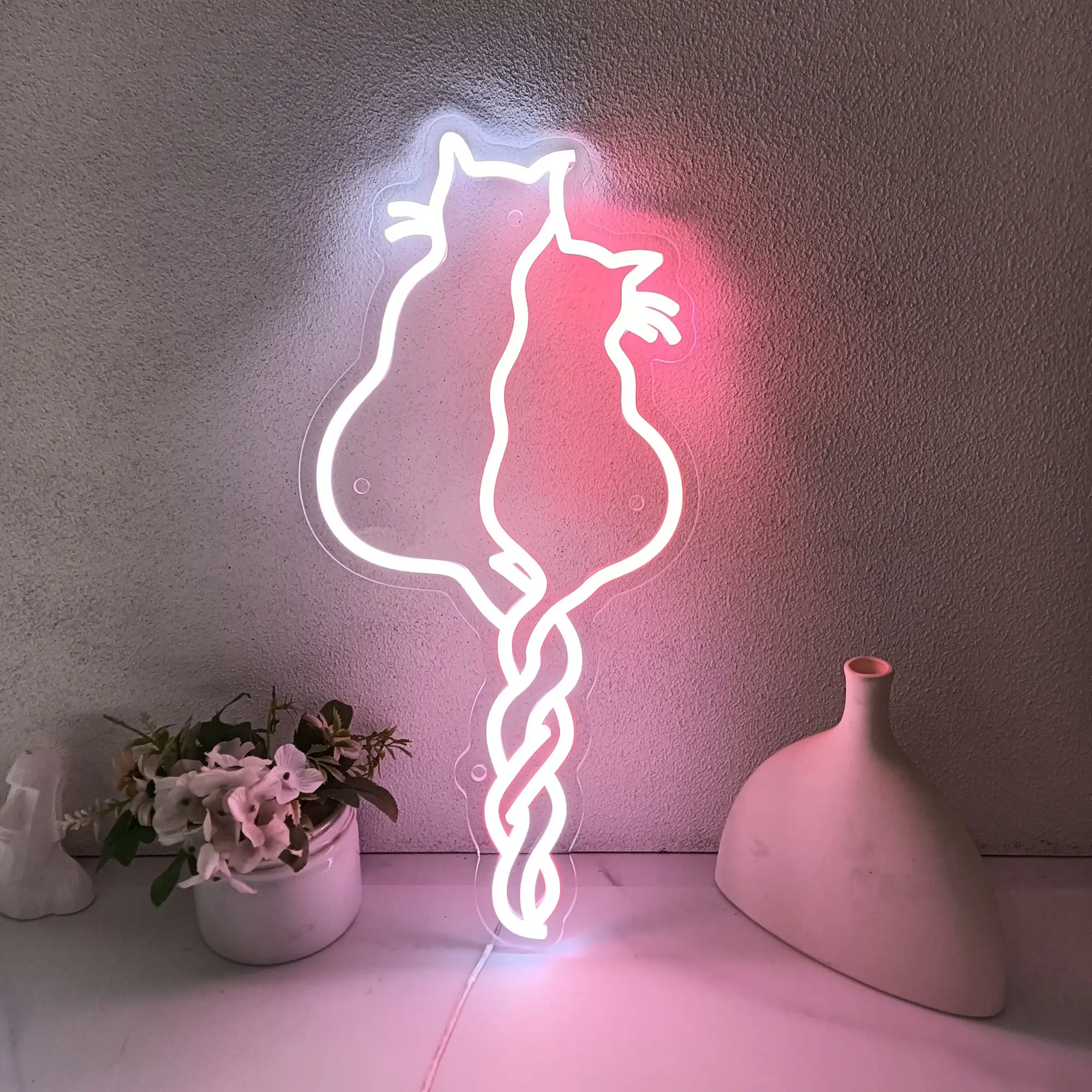 

Anime Cat Neon Sign Wall Art Decor Cat Lover Gift Game Room Bar Club Sign Baby Birthday Gift Nursery Home Decor Wedding Signs