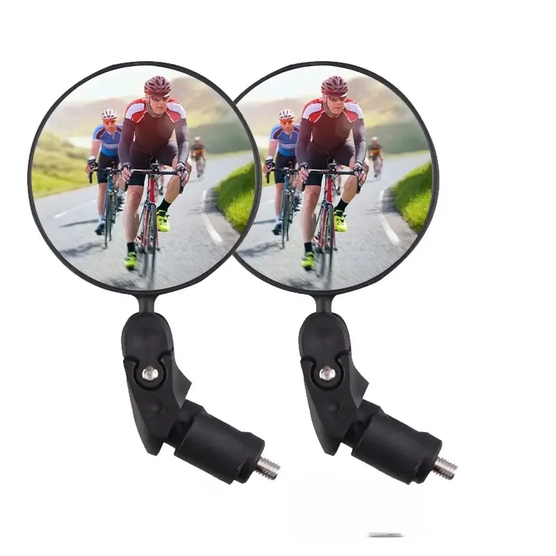 AliExpress NONE Universal Bicycle Rearview Mirror Adjustable Rotate Wide Angle Cycling Handlebar Rear View Mirrors for MTB Road Accessories