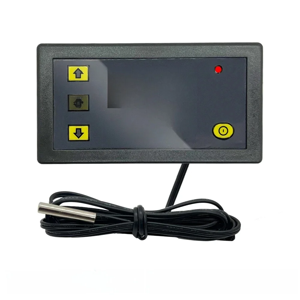 DC 12V/24V AC110-220V linia sondy 20A cyfrowa kontrola temperatury termostat z wyświetlaczem LED z przyrządem do kontroli chłodzenia ciepłem — zdjęcie 2