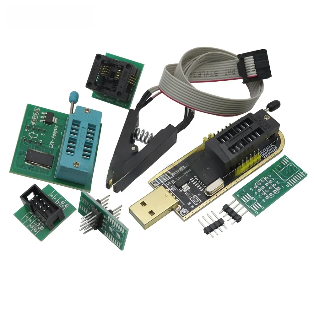 CH341A 24 25 serii EEPROM Flash BIOS programator USB moduł + SOIC8 SOP8 klip testowy na EEPROM 93CXX / 25CXX / 24CXX T809F TL866A — zdjęcie produktu 7