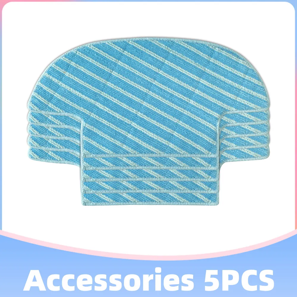 Ecovacs Debot 슬림 2 로봇 진공 청소기용 예비 사이드 브러시 걸레 천, 먼지 상자, 헤파 필터 부품 교체 액세서리