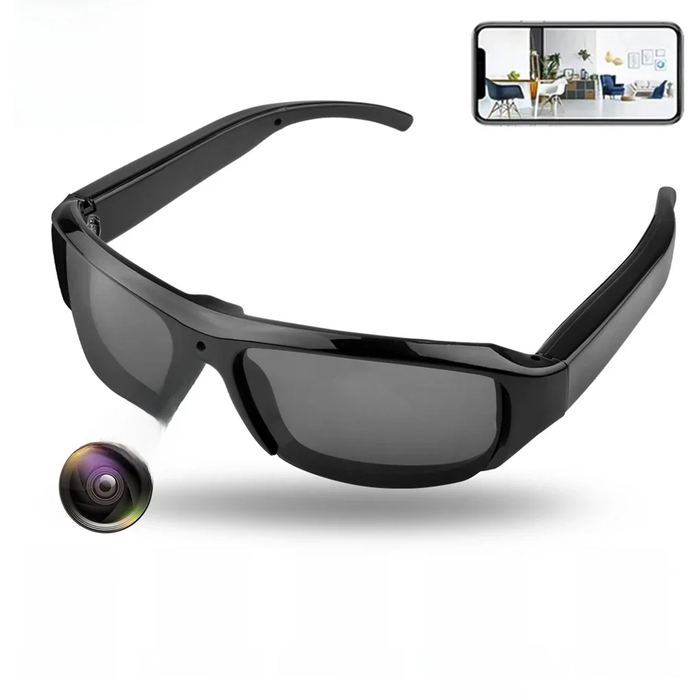 Poręczna kamera HD 1080P Mini okulary przenośna kamera bezpieczeństwa na zewnątrz sport DV DVR wideorejestrator kamera monitorująca do jazdy — zdjęcie produktu 7