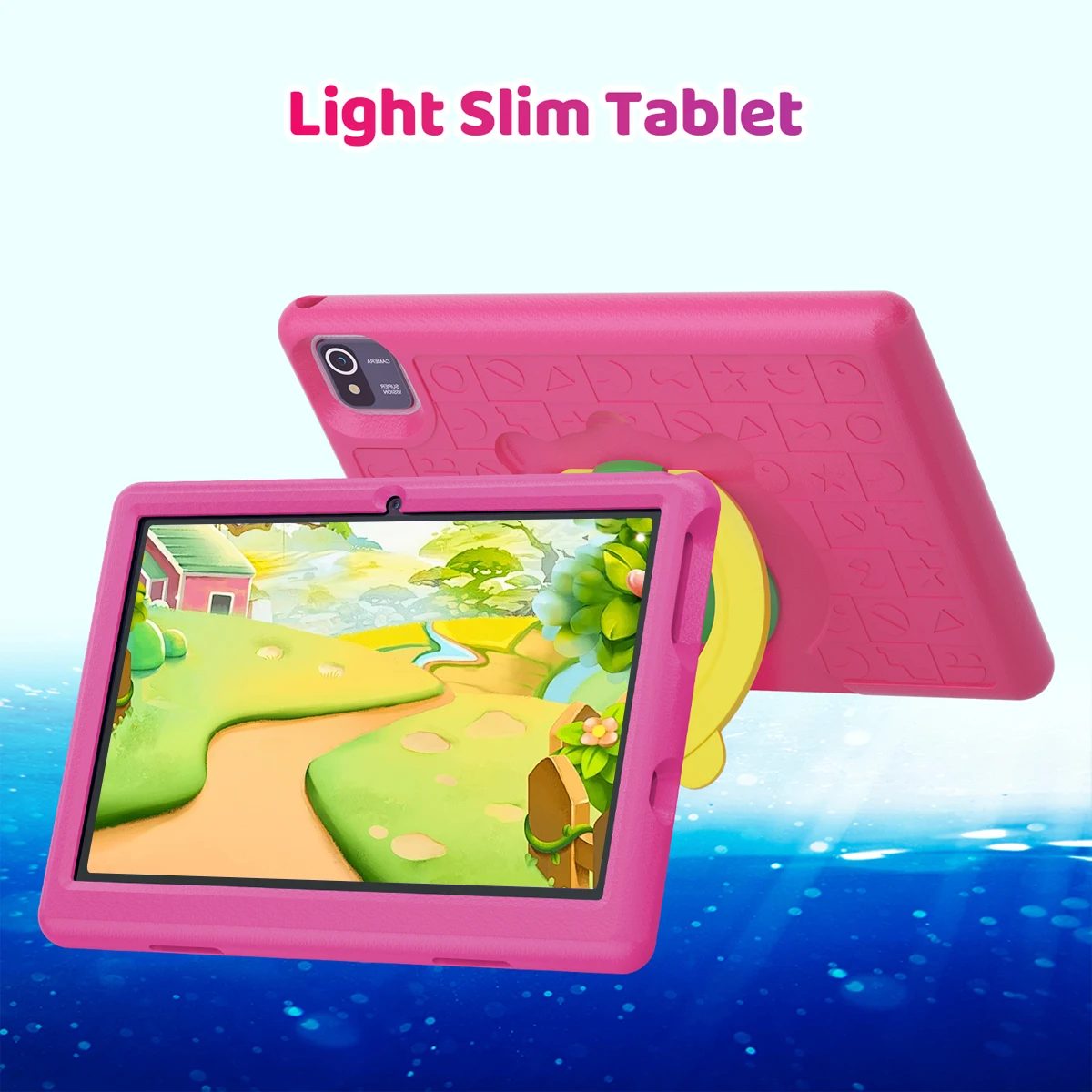 KT1006 tableta para niños de 10,1 pulgadas 6GB RAM + 64GB ROM + 128GB SD ampliar 5000mAh HD cámara Dual con Control Parental regalo para niños