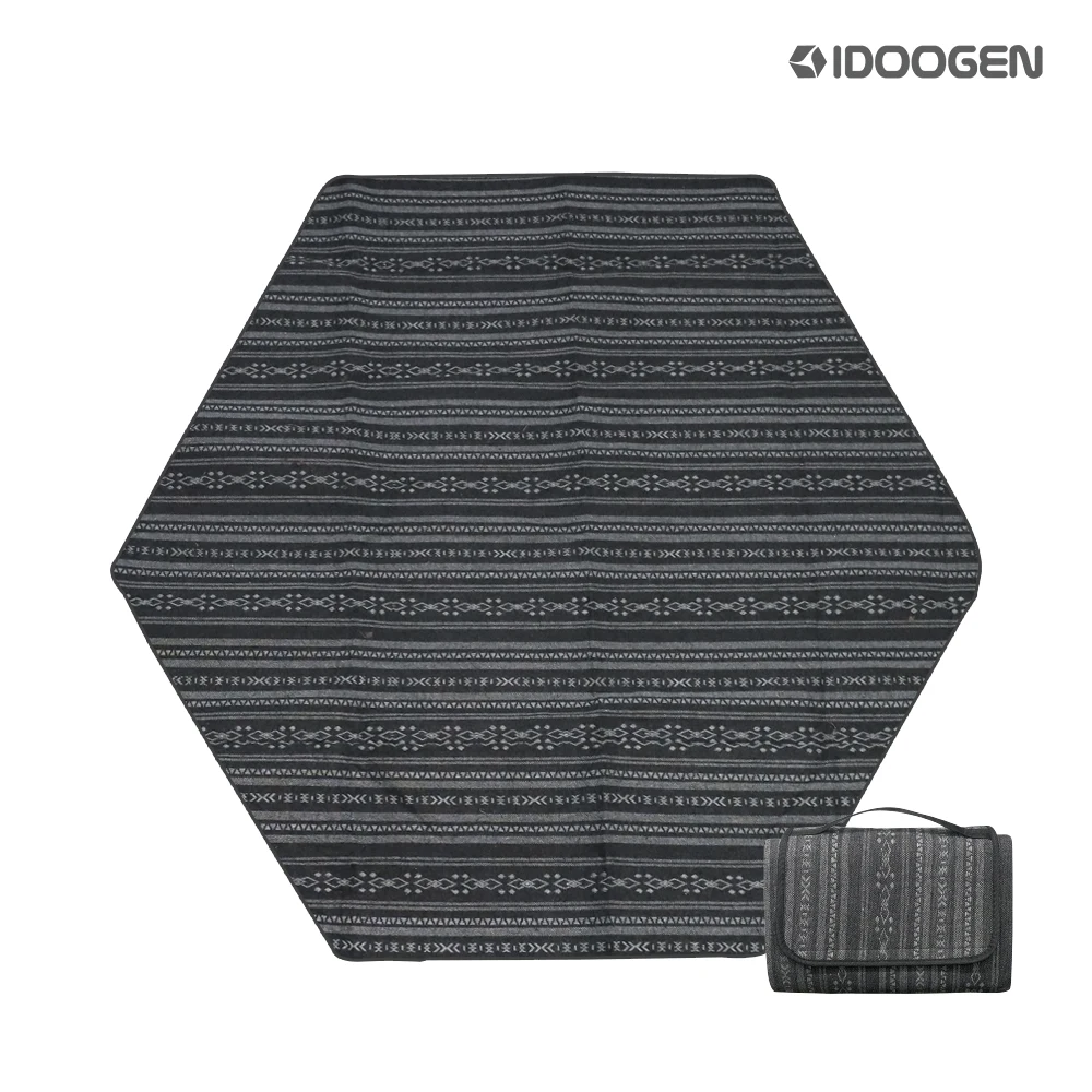 idoogen Hexagonal Fabric Carpets Ultra Big