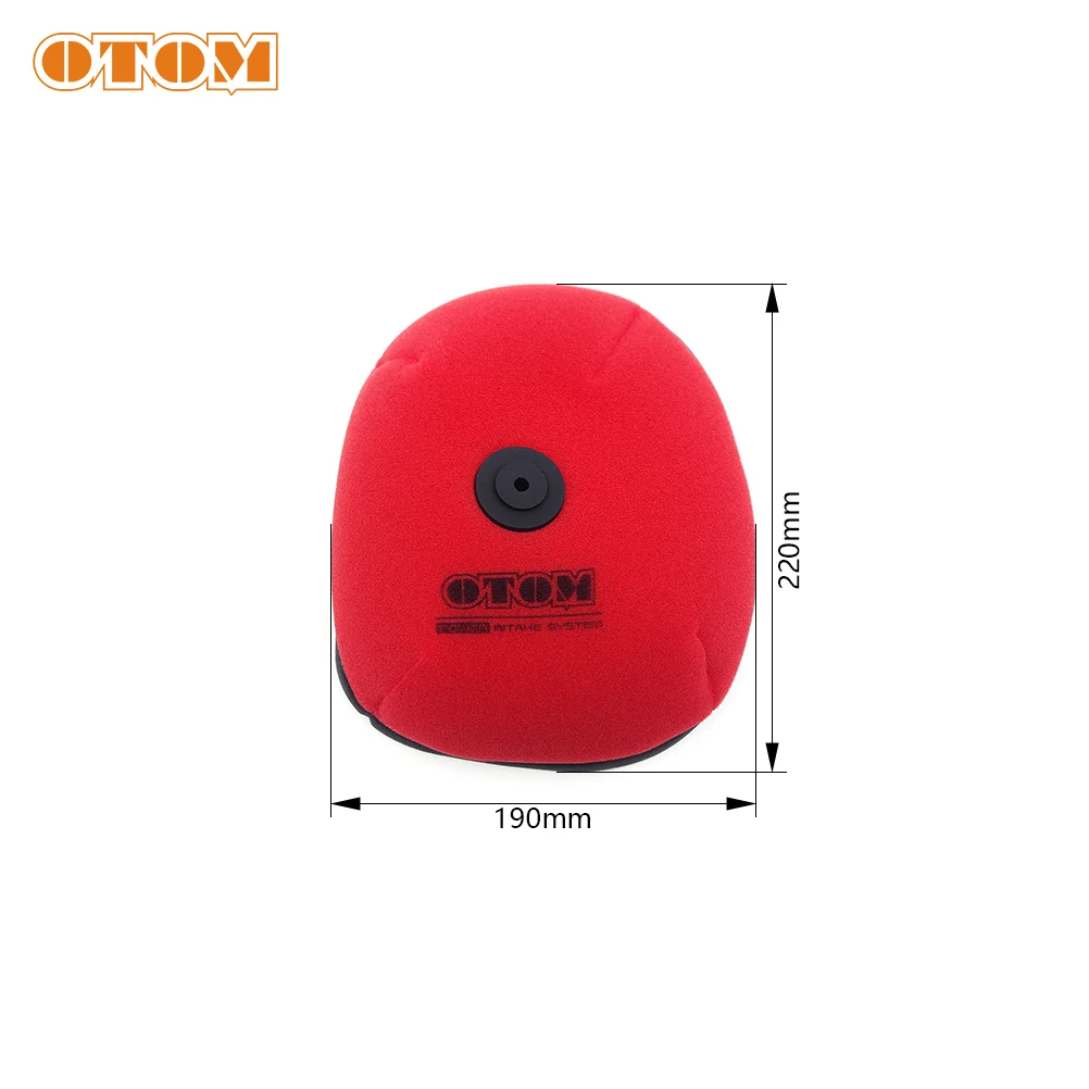 OTOM Motorcycle New Air Filter Cleaner Dual Foam Layer Sponge Element For KAWASAKI KX250F KX250XC KX450F KX450XC Bikes 2019-2024