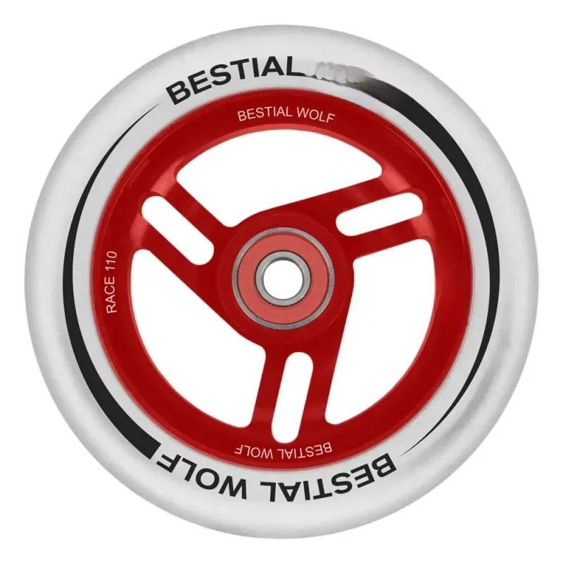 Bestial wolf 110 mm roda de corrida para scooters pro ideal para parque e estilo livre. Com núcleo