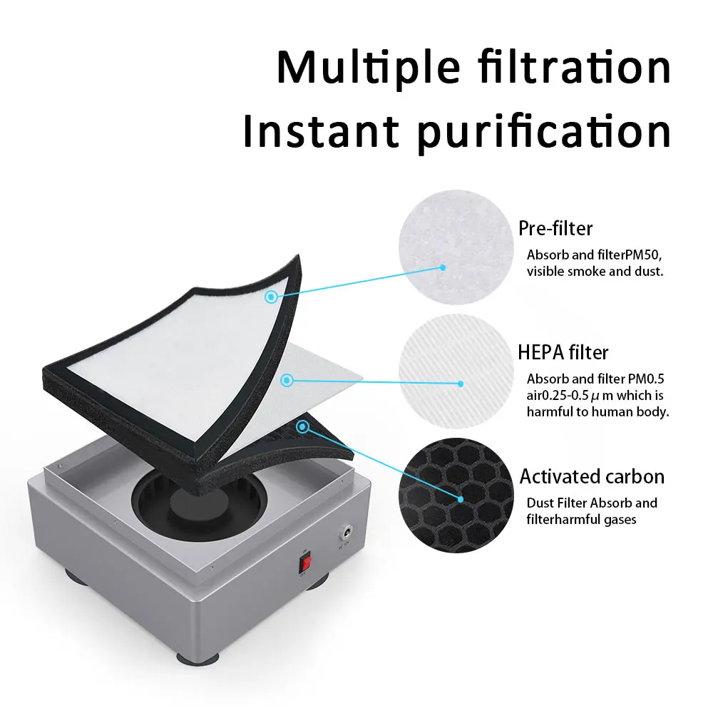 Twotrees 36W TT-P1 Zuiverend Roken Instrument Voor TTS-55 TTS Lasergraveur Carving Snijden Rook Filtering Zuiverende Apparaat