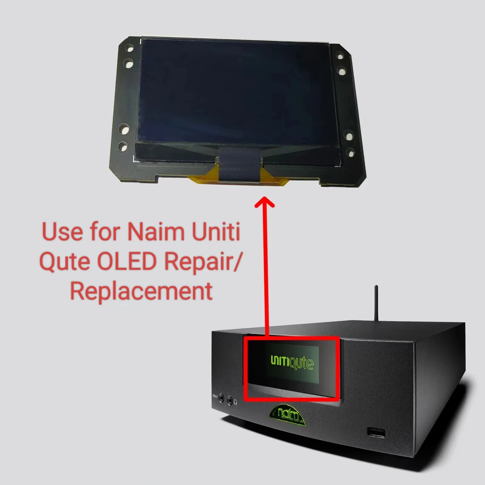 New Oled Display for NAIM UnitiQute Replacement/Repair Parts
