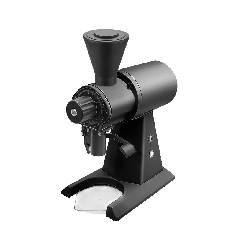 Professional Small Espresso Coffee Grinder Automatic Home Kitchen Commercial Grinding 98mm Flat Burr Bean Tools EK Hooper