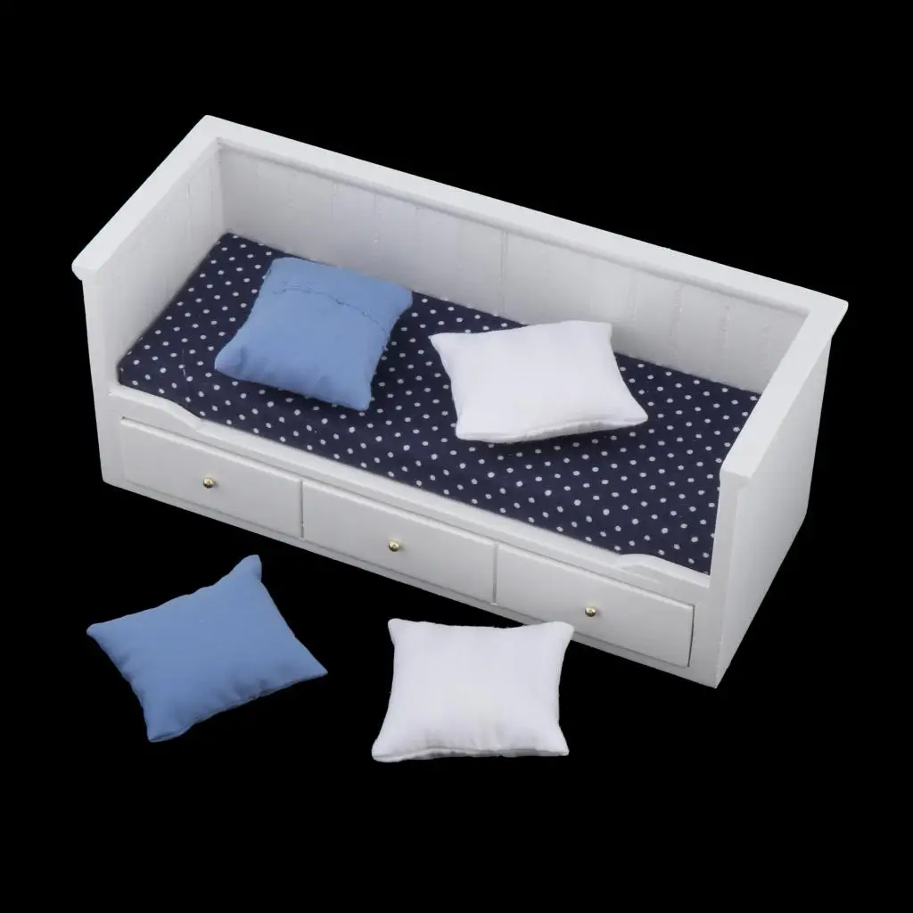 1/12 أثاث مصغر لبيت الدمى، طاولة، خزانة ورف، ملحقات تزيين المطبخ لغرفة المعيشة وغرفة النوم