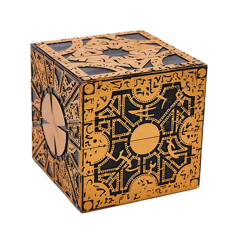 1:1 Hellraiser Puzzle Box Moveable Lament Horror Terror Figures Film Serie Hellraiser Cube IQ&EQ Test Toys Kids Gifts for Adults