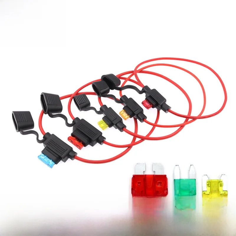 Petit porte-fusible automatique moyen étanche 32V Mini 18/1614/12/10AWG et fusible à lame de voiture 3A 5A 7.5A 10A 15A 20A Standard/Mini/Micro