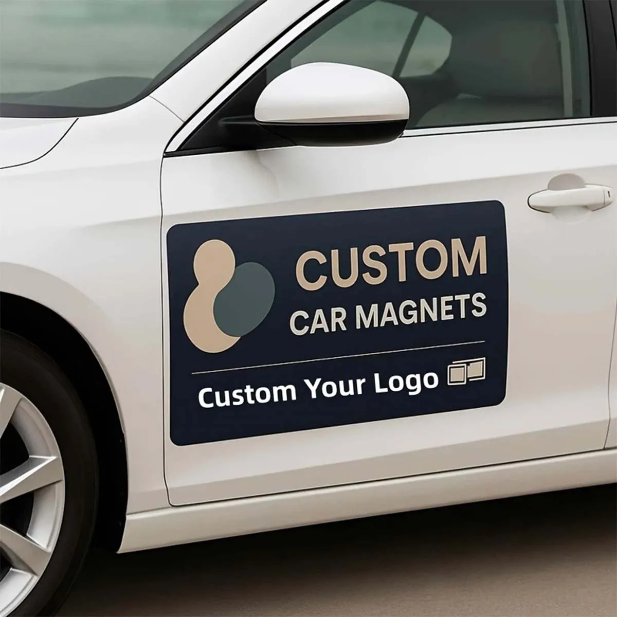 Custom Car Magnet Stickers, Durable Car Magnets, Perfect for Commercial Vehicle Advertising, Customize Your Logo - view 3