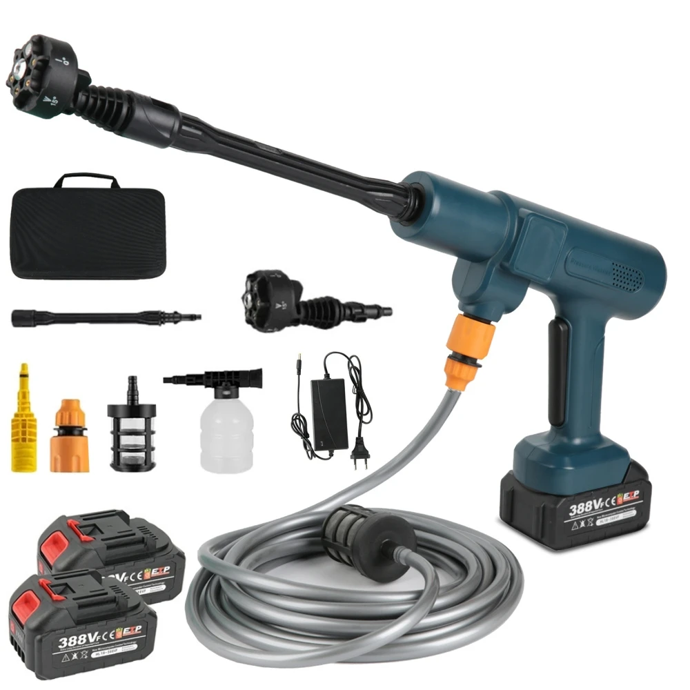 200Bar Brushless Electric idropulitrice pistola ad acqua 6 in1 Cordless Car Washer pulizia giardino
