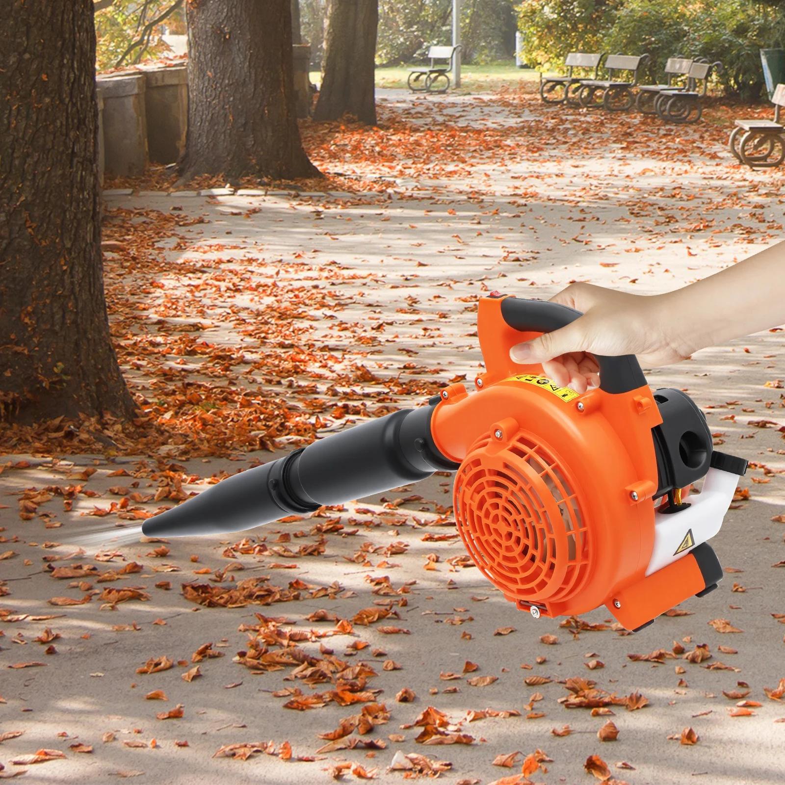   Portable 2-Stroke Leaf Blower, Leaf Blower, Handheld Cordless Leaf Blower, Removable Long Tube, For Outdoor Yard, Leaves, Snow, Dust Cleaning