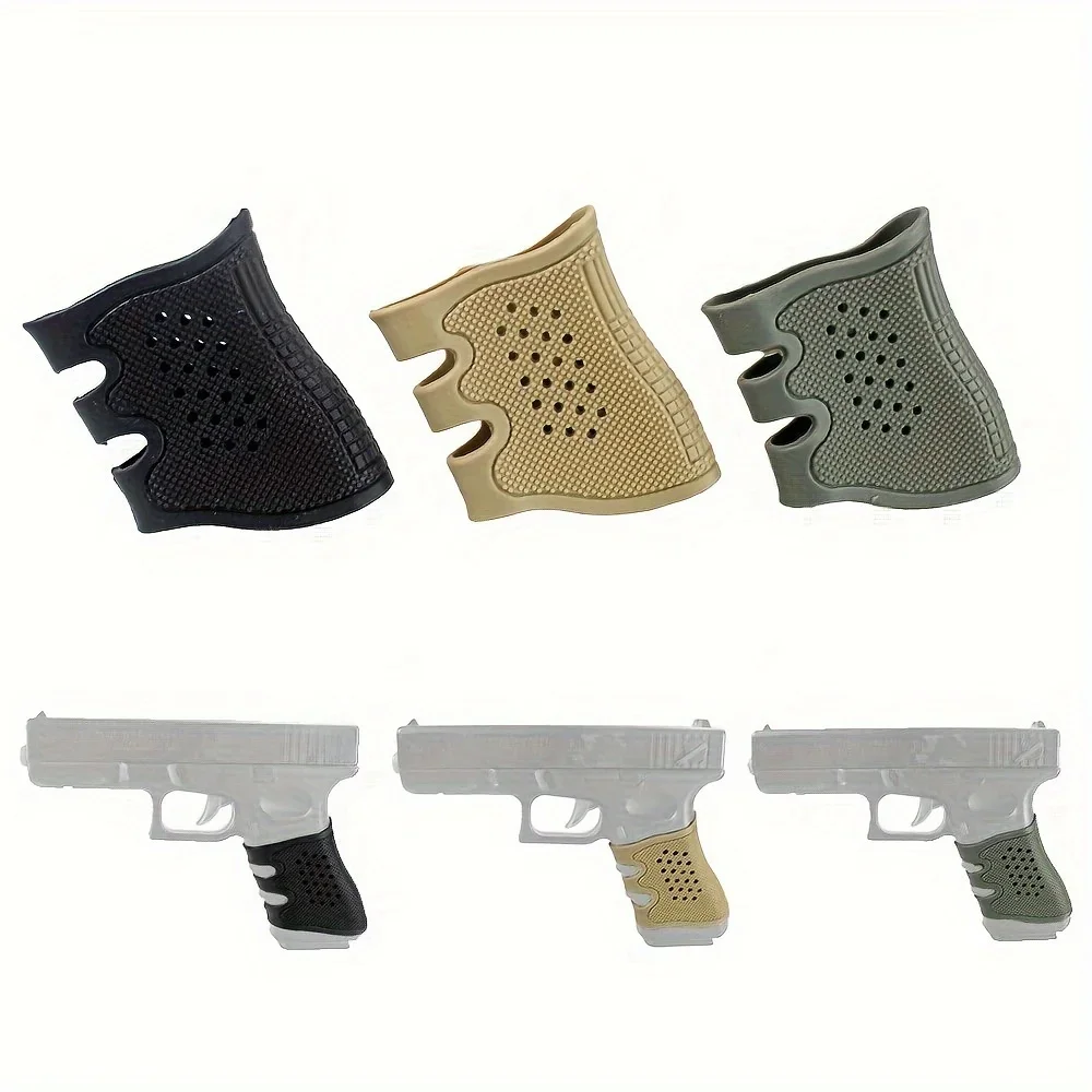 Gant antidérapant pour pistolet tactique, poignée en caoutchouc, pour Glock 17 19 20 21 22 23 31 32, accessoires de chasse tactiques
