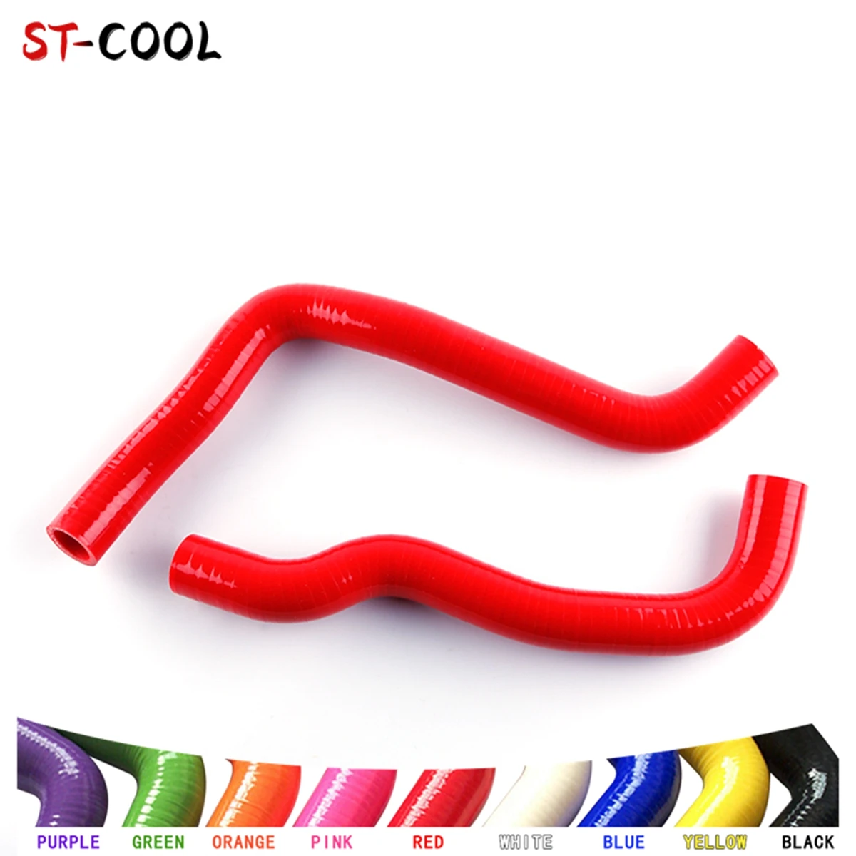 For Yamaha R6 YZF 600 R 2003-2005 /R6S 2006-2009 2004 2007 2008 Coolant Radiator Hoses Kit Silicone Tubes 2Pcs 10 Colors