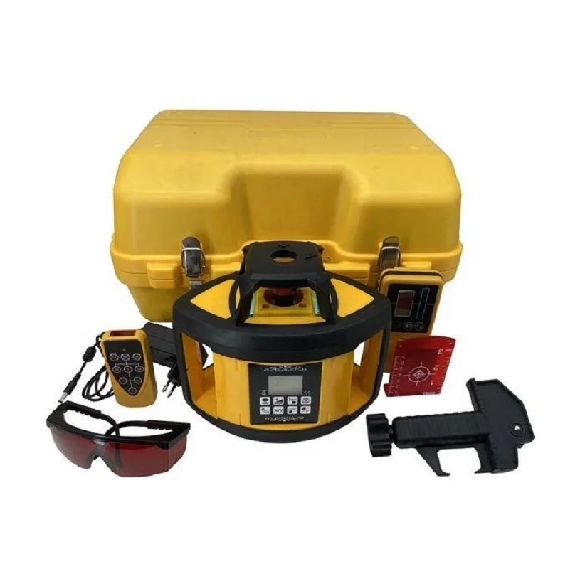 Heipoe HP2010R Red Beam 360 Self-Leveling Rotary Laser Level with LCD