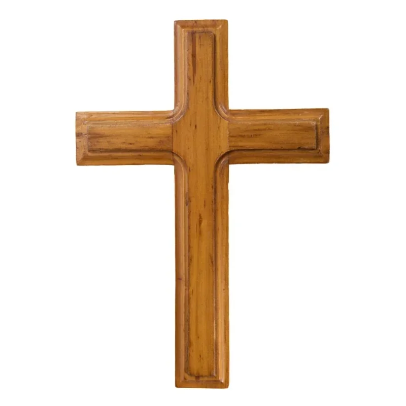 Croix en bois ornements Christ tenture murale Table croix pour la maison autel chapelle église décoration chrétienne cadeau artisanat