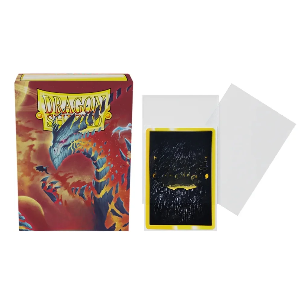 60 PCS/BOÎTE Manches de cartes de jeu Dragon Shield transparentes mates de taille japonaise, utilisées pour les cartes de jeu YGO, parfaites pour les cartes de jeu YGO