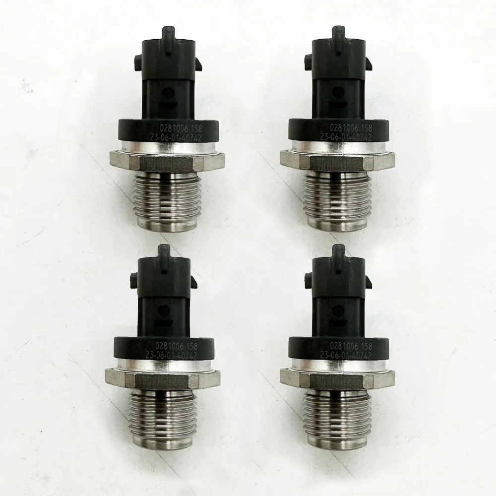 1/4PCS 0281006158 Fuel High Pressure Sensor Common Injection 281006158 For IVECO OPEL VAUXHALL SAAB VOLVO