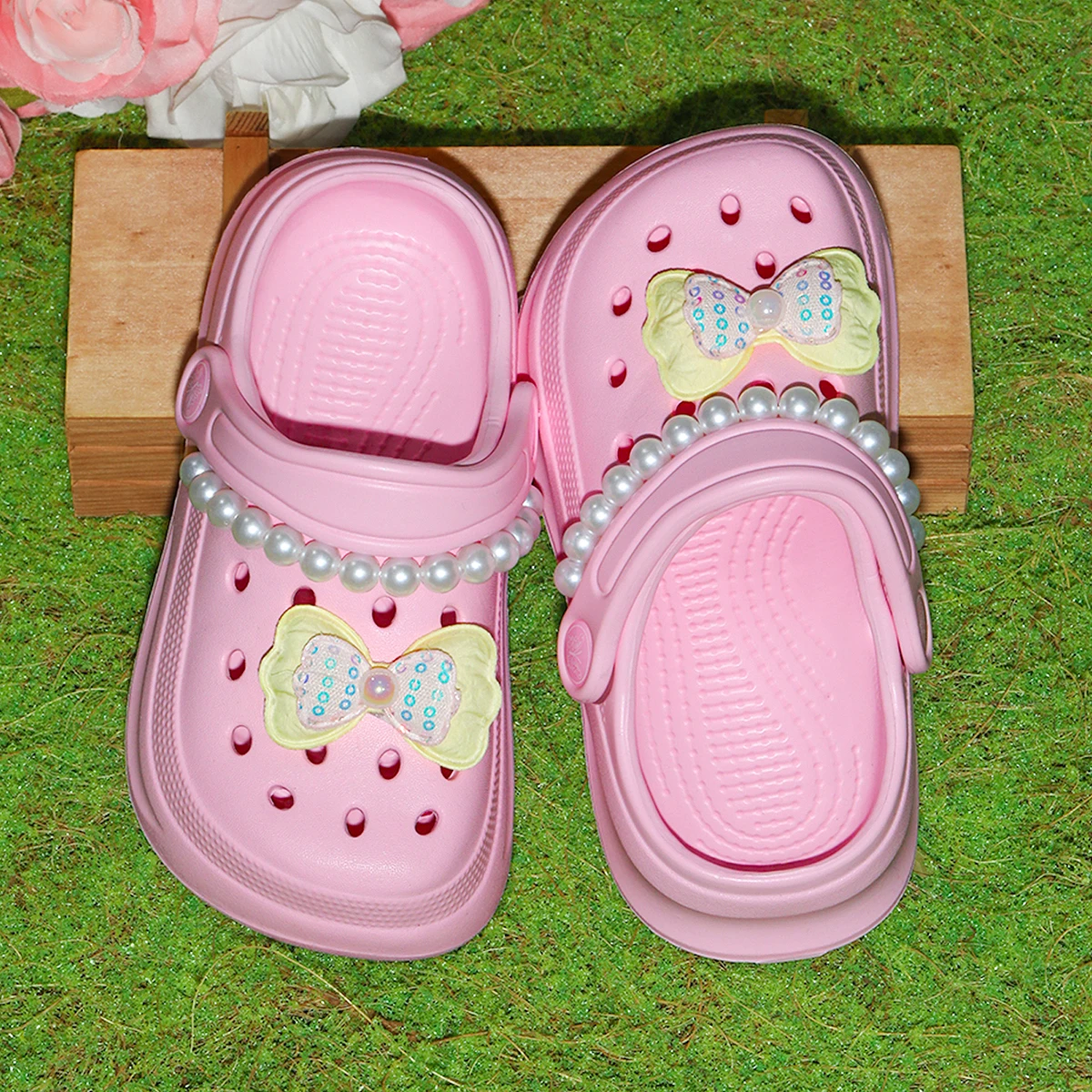 قباقيب خشبية عصرية للأطفال في الصيف، أحذية حديقة خفيفة الوزن من مادة EVA قابلة للتنفس وغير قابلة للانزلاق #5