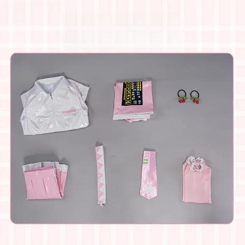 UWOWO Mikku Cosplay Mikku Kostuum Mikku Halloween Kostuum Cosplay Roze Halloween Carnaval Outfit - afbeelding 2