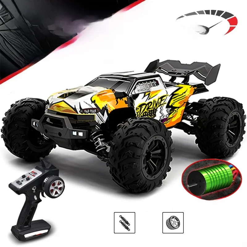 16102PRO borstelloze 4WD RC-auto's voor volwassenen, 1:16 snelle RC-auto's met 70 km / u snelle afstandsbediening, off-road vrachtwagen voor alle terreinen - afbeelding 2