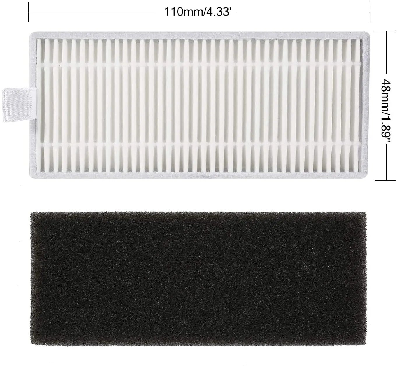 For Polaris PVCR 1226 3200 Coredy R550 R500+ R600 R650 Goovi Robot Vacuum Cleaner Parts Main Side Brush Hepa Filter Mop Rag