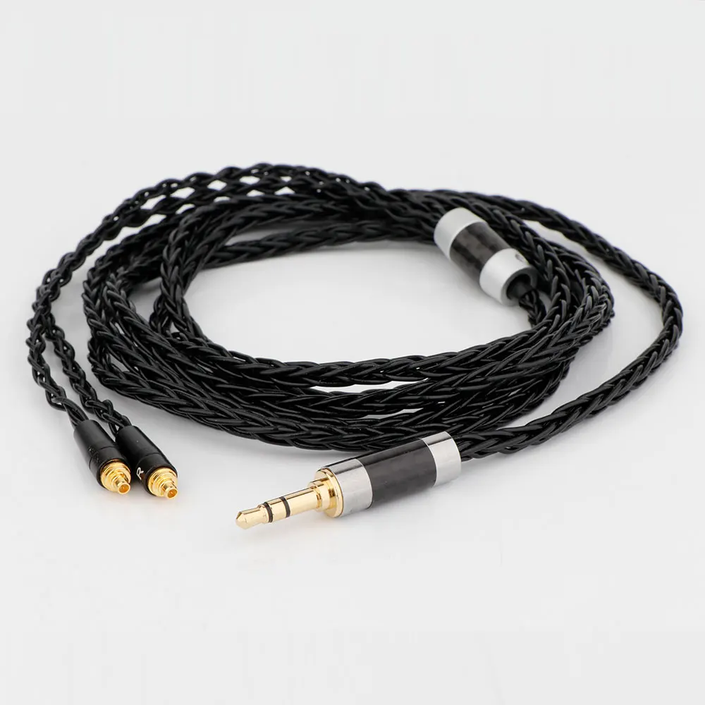 8-жильный MMCX кабель для наушников Preffair с 2,5 мм/4,4 мм/3,5 мм/XLR/6,5 мм/сбалансированный для IE300 IE900 N30 N40