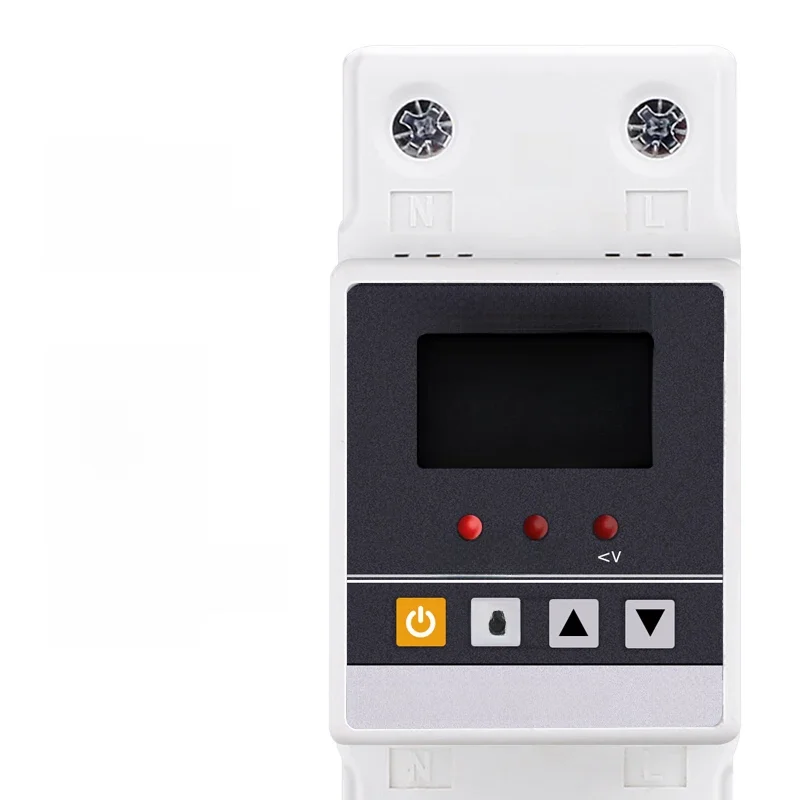 Rail Din 63A 220V, récupération réglable, dispositif de Protection contre les surtensions et les sous-tensions, relais de Protection, Protection contre les surtensions