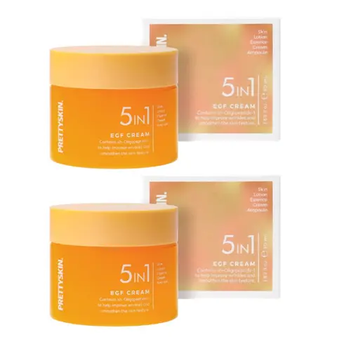 프리티스킨 5in1 EGF 크림 50ML 2개