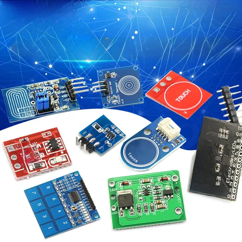1/4/8/16 kanał TTP223 TTP224 TTP226 TTP229 Jog cyfrowy dotyk czujnik przycisku pojemnościowy przełącznik moduły akcesoria dla Arduino — zdjęcie 2