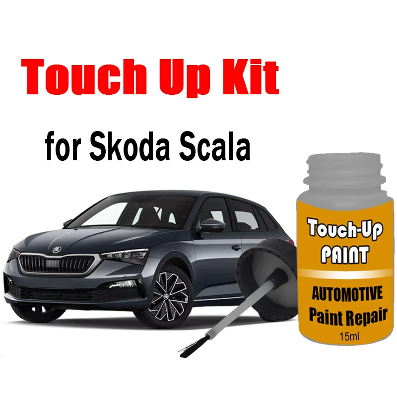 

Car Touch-Up Paint Kit (with brush) for Skoda Scala Paint Scratch Remover Car Paint Care Accessories