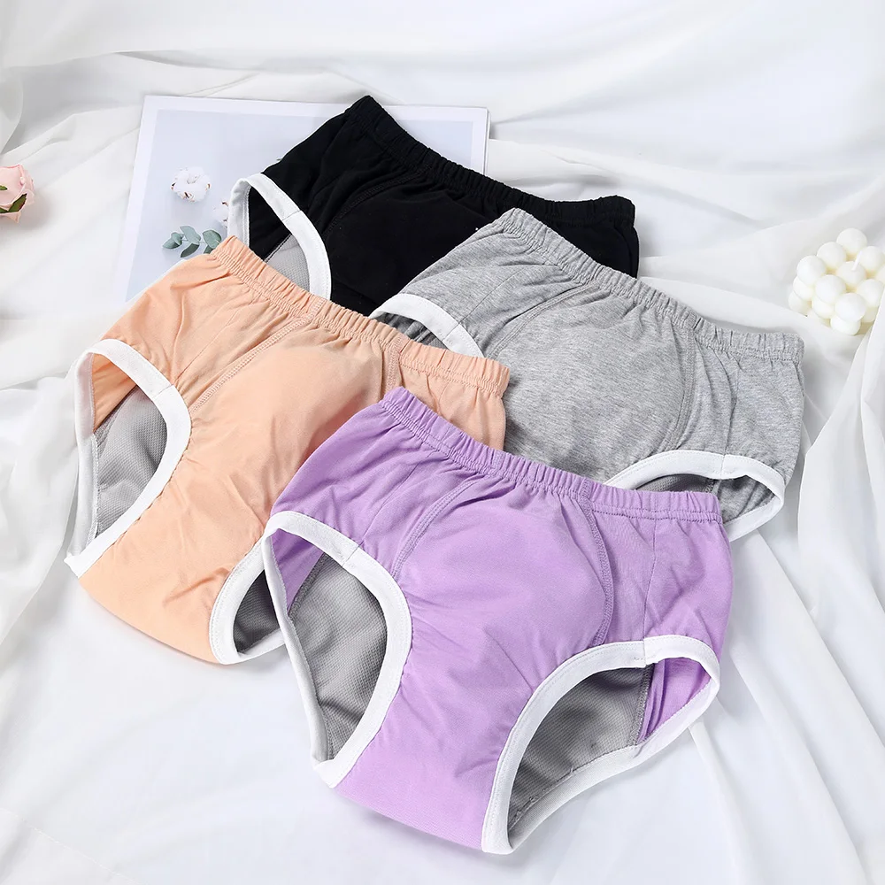 Reusable Adult Incontinence Pants Washable  Waterproof Leakproof Cloth Diaper Breathable Comfortable For Elderly Daily Care