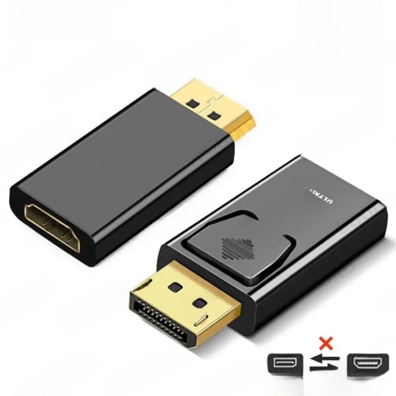 Adapter zgodny z portem wyświetlacza 1080P na HDMI, męski na żeński kabel audio zgodny z DP na HDMI do projektora laptopa PC TV — zdjęcie 2