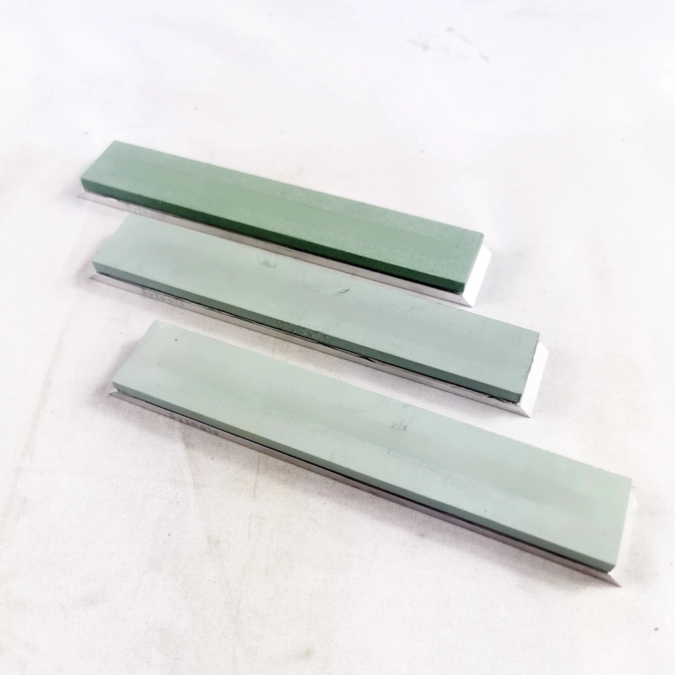 Sytools Green Silicon Caibide Zestaw kamieni do ostrzenia noży 240 #   600 #   1000 #   Półfabrykaty ze stopu aluminium Kamień szlifierski — zdjęcie 2