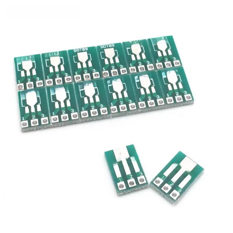 100szt SOT89 do DIP SOT223 do DIP Adapter Board Transfer Plate Pinboard 1.5mm Pitch Pin Space Test PCB Electronic Circuirt Board — zdjęcie 2