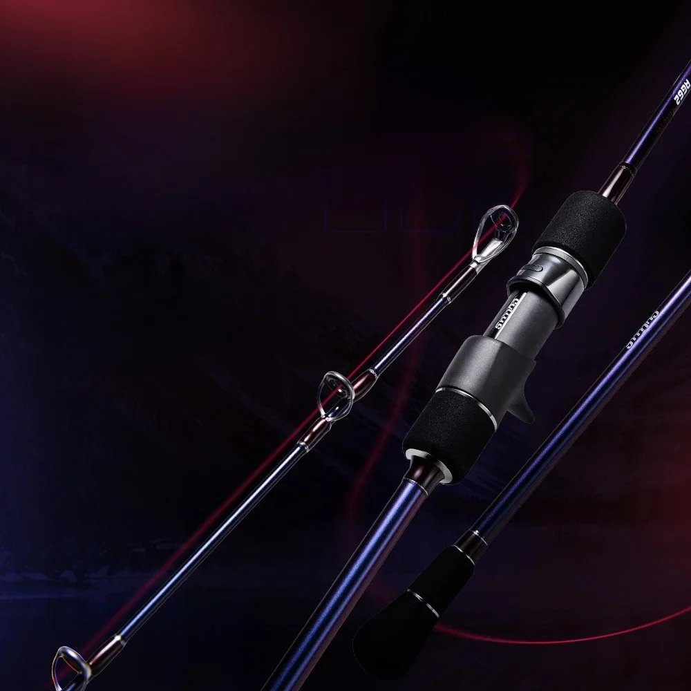Wędka morska SOLOKING OCEAN ROSE do slow jiggingu, do przynęt typu metal jig, z przelotkami Fuji, 2-częściowa, 1.85m/1.88m, wędka spinningowa/baitcastingowa. — zdjęcie 2