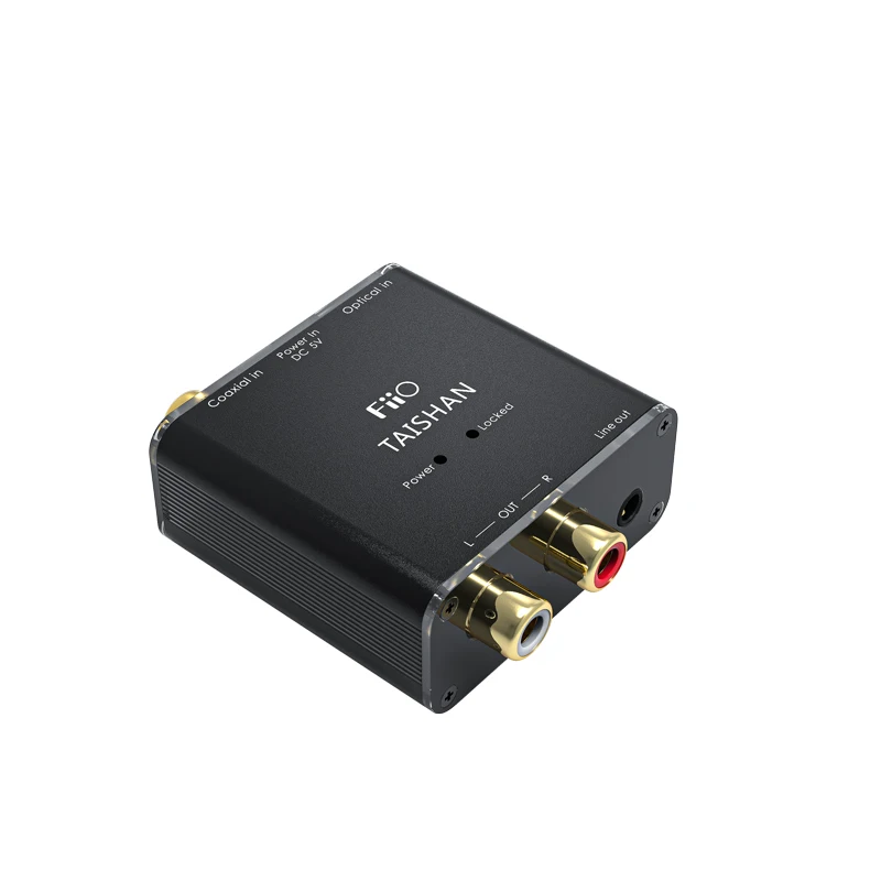 FiiO 디지털-아날로그 오디오 변환기, 광학 및 동축 DAC, D03K, 192kHz, 24 비트
