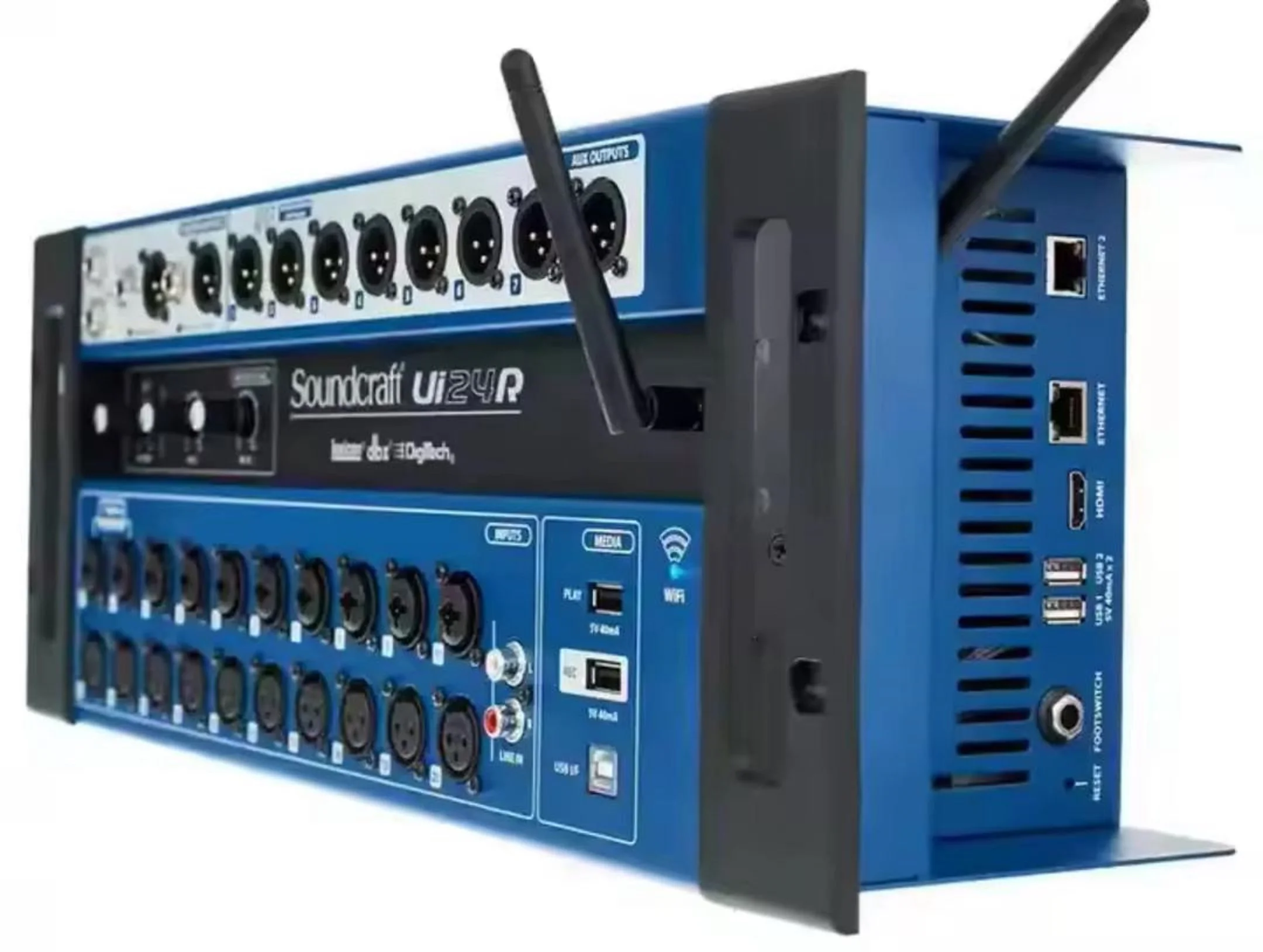 Новый оригинальный 24-канальный цифровой профессиональный аудиомикшер Soundcrafts Ui24R