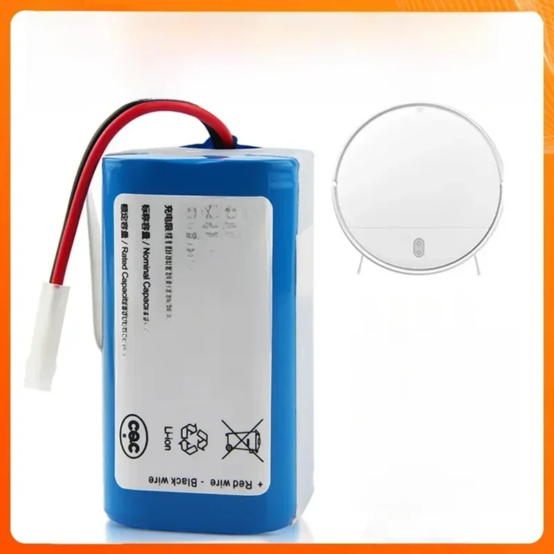 Batterie de remplacement 14.4V 18650 2600mAh 3500mAh pour Robot aspirateur XIOMI MIJIA Mi Essential G1 MJSTG1, balayage et vadrouille