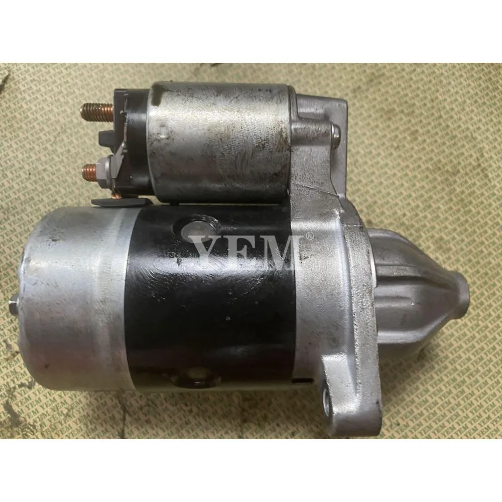 Removed 402D-05 Starter Motor For Perkins Diesel Engine.