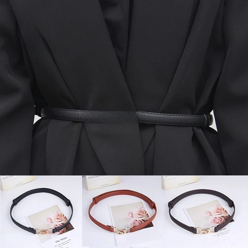 Ceinture pour robe pour femme, accessoire de mode, design, environnement noir, blanc, marron, BF50