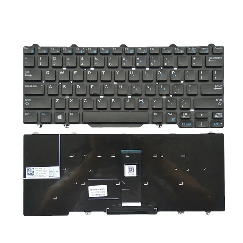 Wymiana klawiatura do Dell Latitude E5450 E5470 E7450 E7470 7480 7490 5480 Laptop bez ramki nie wskaźnik nie podświetlenie — zdjęcie 2