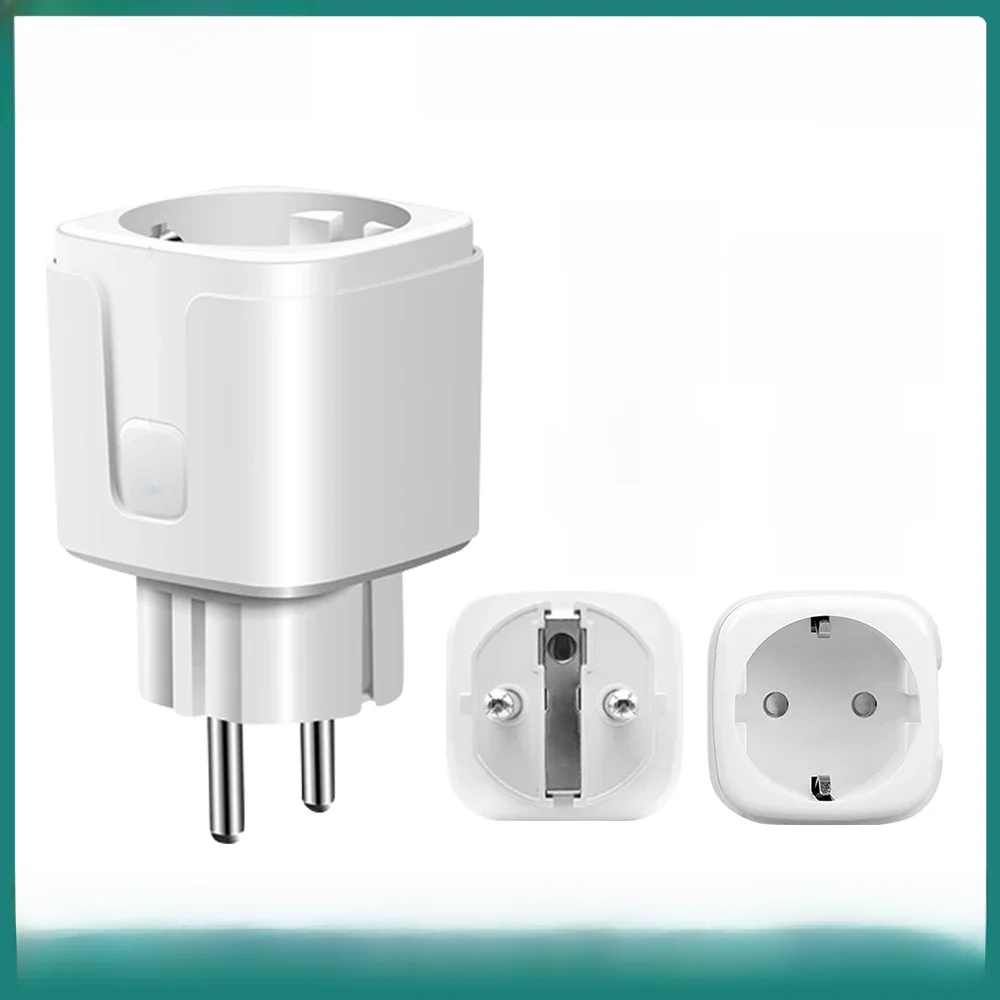 TNCE Tuya WiFi Soquete Inteligente, Zigbee, Plugue UE, Monitor de Energia, Controle Remoto,