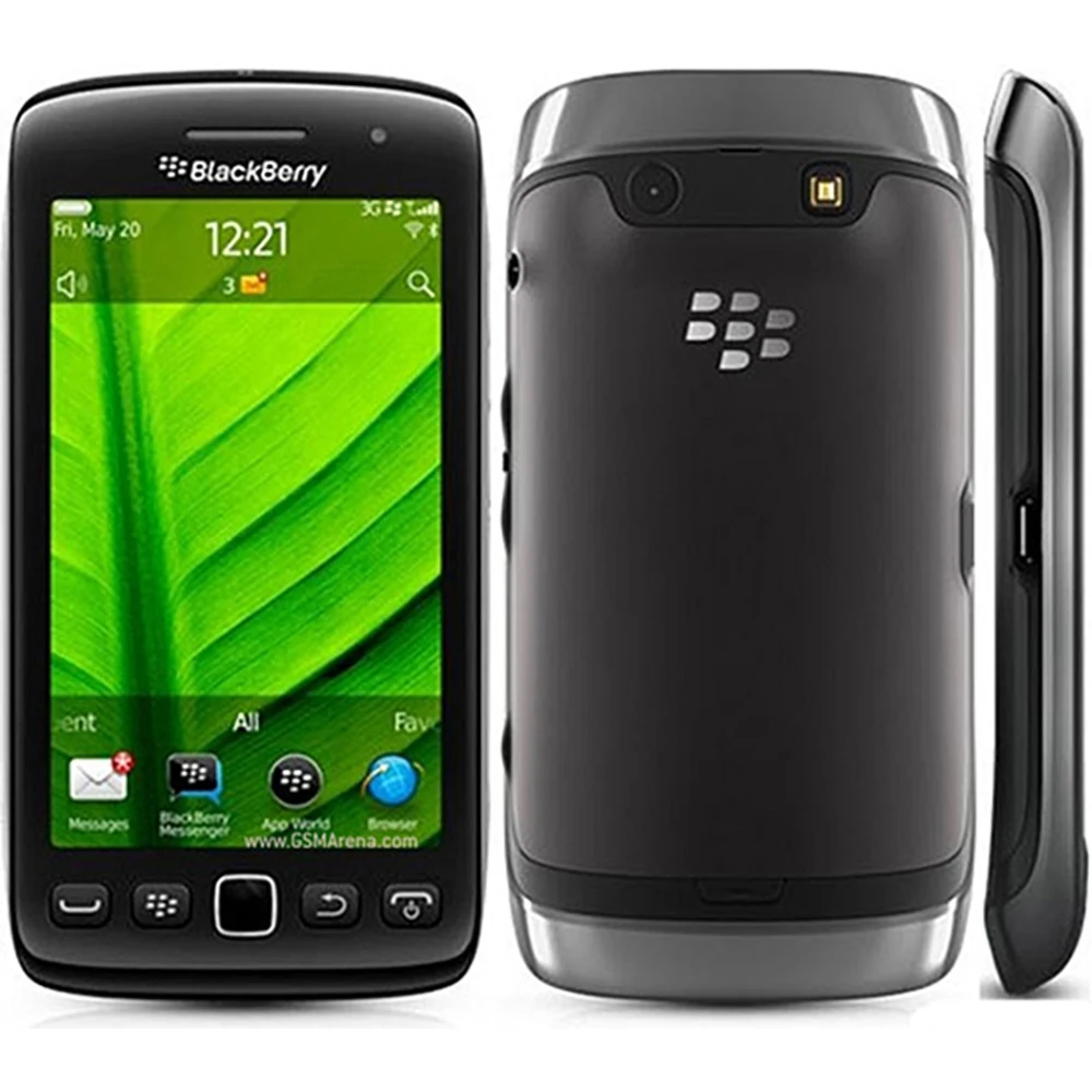 Imagem -02 - Blackberry-remodelado Celular Original Tocha 9860 os Câmera 5mp 768mb Ram 4gb Rom 720p 3.7 480x800