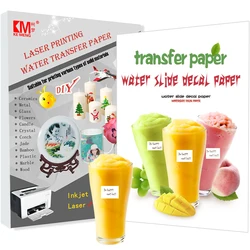 A4  D'inchiostro Trasparente Per Stampante Transfer Printing High-quality waterslide decal paper for crafts